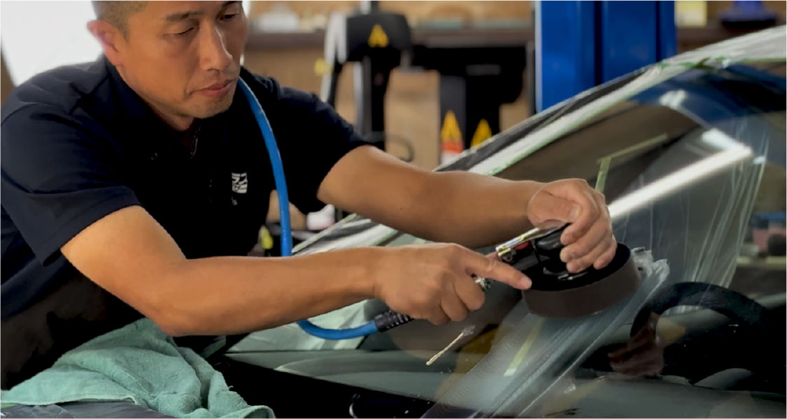 車ガラスアドバイザー 車ガラス磨き